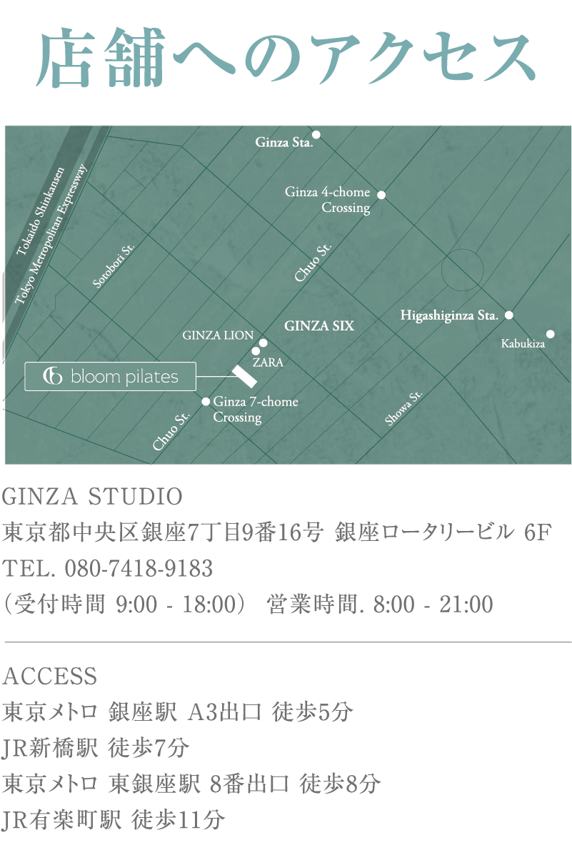 店舗へのアクセス